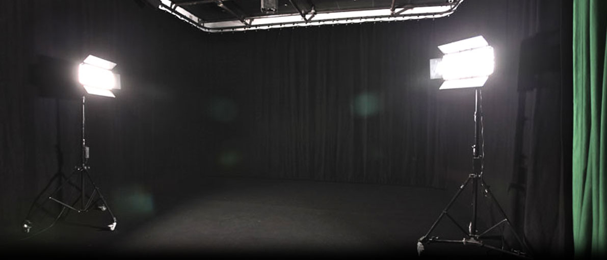 studio video fond noir